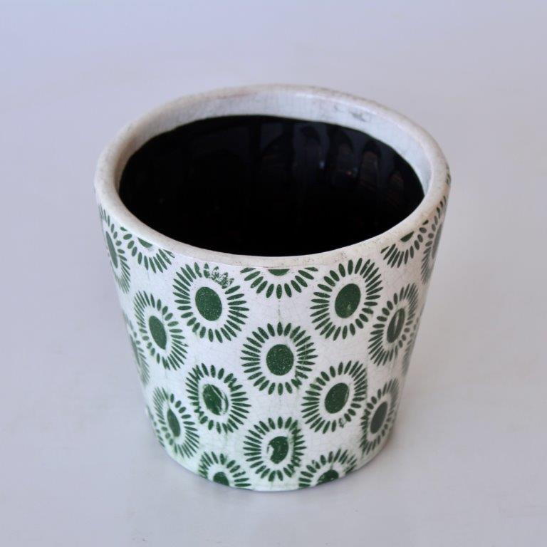 Green Round Blob Planter